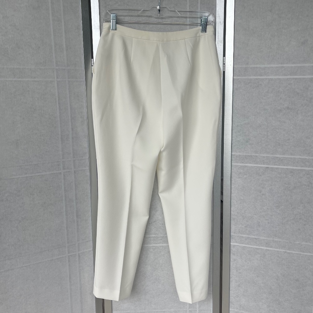 L'AGENCE White Enola Cigarette Pants sz 4 - Picture 3 of 8